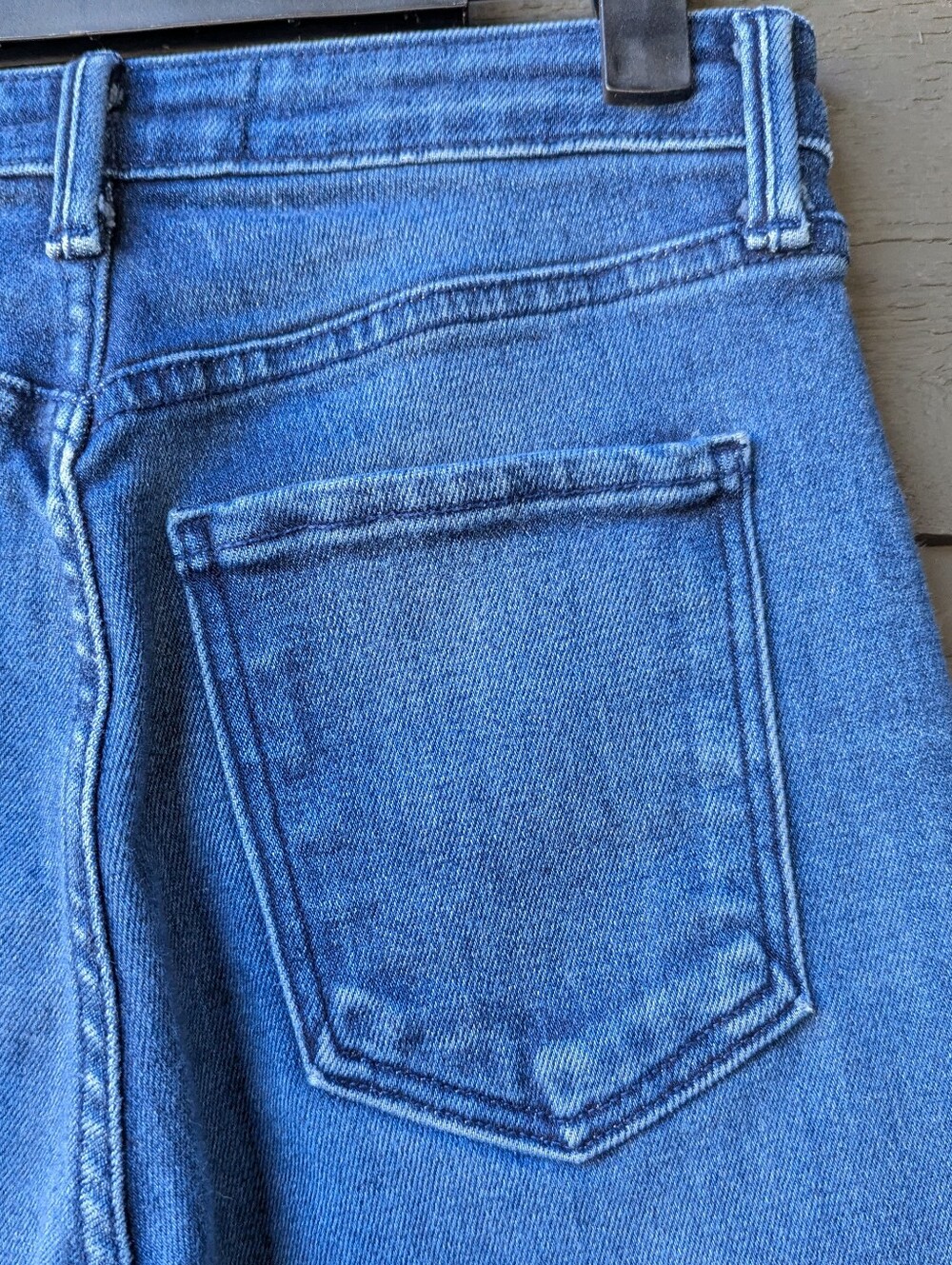 Just Black Denim The Patch Pocket Wide Leg Jeans Size 25 - Picture 4 of 9